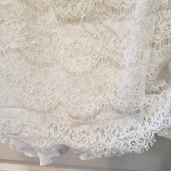 INC Bright White Women's Top Medium - Picture 3 of 8